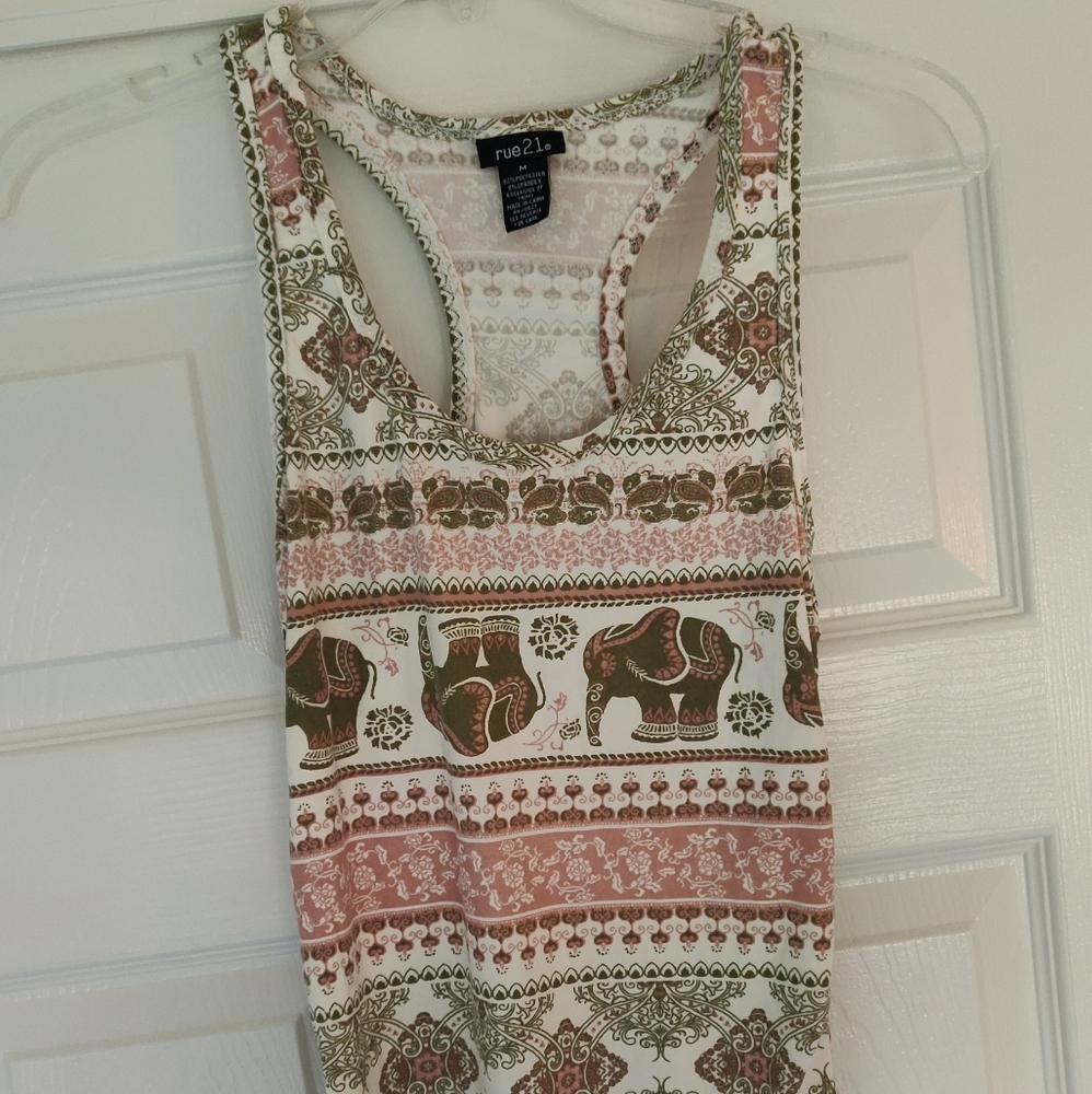 Elephant yoga tank